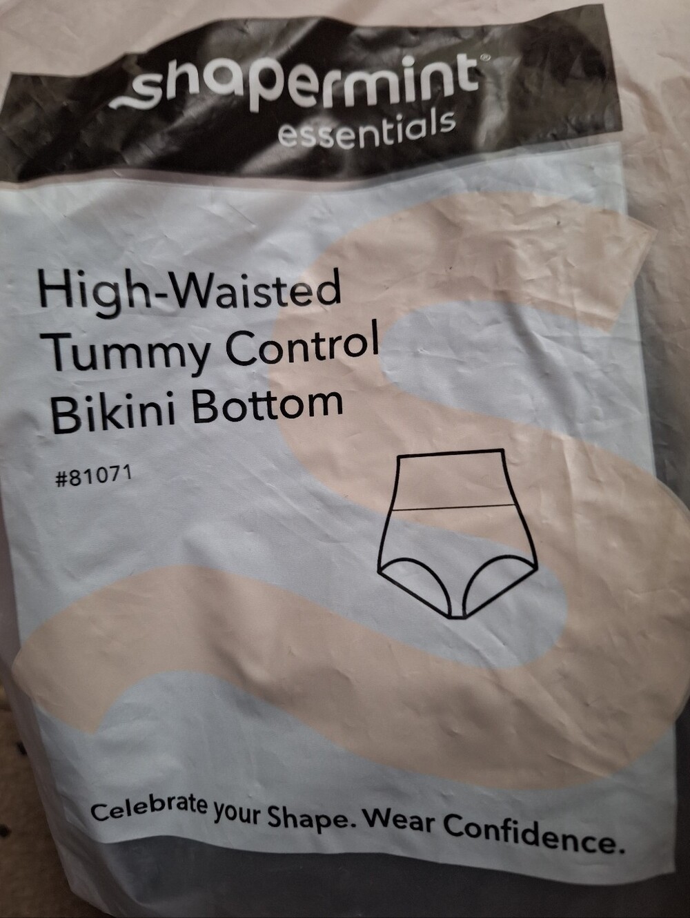 Shapermint Essentials High-Waisted Control Swim Bottom - Picture 2 of 5